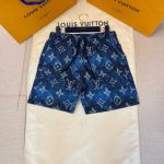 Louis Vuitton Shorts Red Polyester Nylon Mesh Fabric Summer Side Pockets