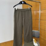Gucci Trousers Red Cotton