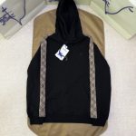 Burberry Hoodie Red Cotton Fleece Quick-Drying Embroidery