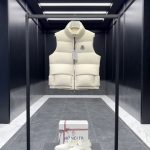 Moncler Coats Red Down Tear-Resistant Fabric Patch