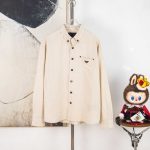 Prada Bronze Long-Sleeved Shirt For Summer