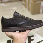 Jordan Sneakers Brown Velvet