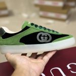 Gucci Sneakers Suede Cowhide Pu Outsole Tpu Lace Sophistication Autumn Winter