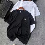 Hermes T-Shirt White Cotton Pure Mulberry Silk