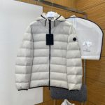 Moncler Down Jacket Black Duck Polyester Nylon Fiber