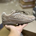 New Balance Casual Shoes Red Eva Suede Lace Autumn Winter Patch