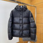 Burberry Down Jacket Red Goose Nylon