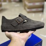 Birken Sneakers Red Eva Genuine Leather Suede Cowhide Rubber Sturdy And Durable