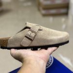 Birken Sneakers Brown Eva Genuine Leather Suede Cowhide Rubber Sturdy And Durable