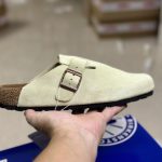 Birken Sneakers Green Eva Genuine Leather Suede Cowhide Rubber Sturdy And Durable