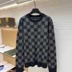 Louis Vuitton Knitwear Brown Wool Blend Acrylic Jacquard