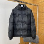 Louis Vuitton Down Jacket Ash Cotton Duck Soft Touch Embossing Process 3D