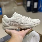 New Balance Casual Shoes Red Eva Suede Lace Autumn Winter Patch