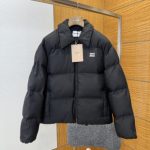 Miu Down Jacket Red Nylon