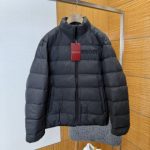 Gucci Down Jacket Black Duck Nylon Fabric High-End Quality