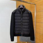 Prada Down Jacket Red Duck Nylon Water-Repellent Fabric