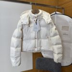 Moncler Outerwear Green Duck Down Nylon Suitable For Various Body Types Winter