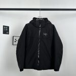 Archaeopteryx Jackets Red Gore-Tex Duck Down Nylon Mesh Fabric Winter Hidden Pocket Zippered