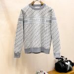 Dior Sweater Ash Wool Cashmere Spandex Winter