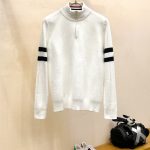 Monk Sweater Ash Wool Cashmere Spandex Autumn Winter