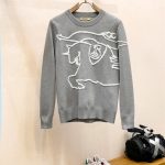 Burberry Sweater Ash Wool Cashmere Spandex Winter