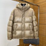 Burberry Down Jacket Red Duck Glossy Fabric