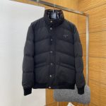 Prada Down Jacket Red Duck Nylon Fleece Fabric Suitable For All Body Types Autumn Winter And Patch