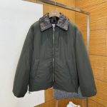 Bottega Veneta Coat Green Nylon Fabric Sophistication