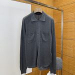Louis Vuitton Shirt Red Cotton Wool Blend Fine Patch