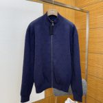 Louis Vuitton Coat Blue Cotton