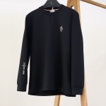 Moncler Hoodie Red Fleece Fabric Winter