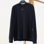 Prada Long-Sleeved Shirts Ash Winter Metal Logo