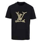 Louis Vuitton Short-Sleeved Shirts Color Cotton Pure Embroidery Heavy