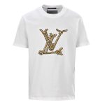 Louis Vuitton Short-Sleeved Shirts Color Cotton Pure Embroidery Heavy