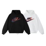 Nike Hoodie Black Cotton