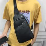 Prada Chest Bag Red Top-Grain Cowhide