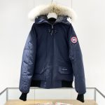 Canada Goose Overcoat Red Duck Down Flannel
