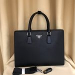 Prada Briefcase Cowhide Suitable For All Body Types
