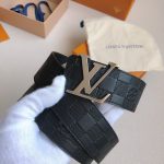 Louis Vuitton Men'S Belts Red Cowhide