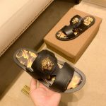 Versace Calfskin Slippers For Spring
