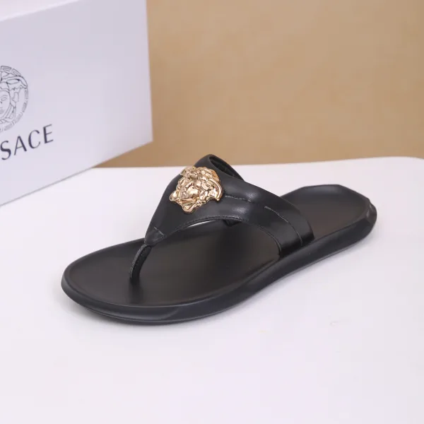 Versace Cowhide Slippers