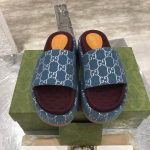 Gucci Slippers Color Sheepskin Jacquard