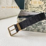 Dior Belt Black Eva