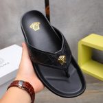 Versace Cowhide Slippers