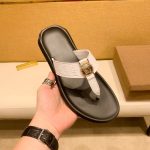 Versace Calfskin Slippers For Spring