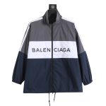 Balenciaga Jacket Ash Cotton Spring Patch