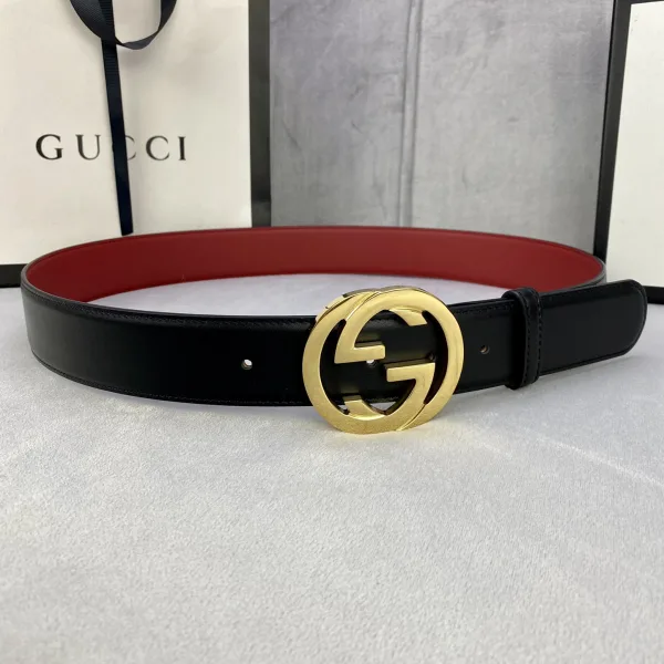 Gucci Leather Belt Red