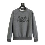 Louis Vuitton Sweatshirt Ash Fleece Fabric Screen Printing