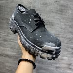 Balenciaga Big Head Shoes Nylon Patent Leather