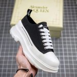 Alexander Mcqueen Canvas Shoes Red